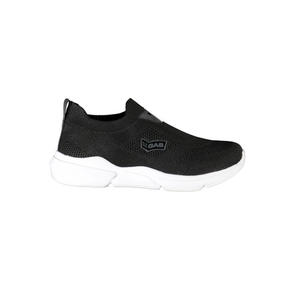 Black Polyester Sneaker