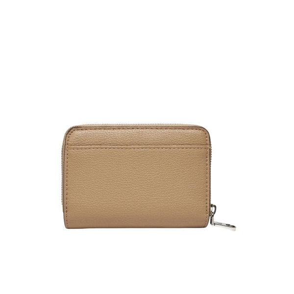 Beige Recycled Polyester Wallet