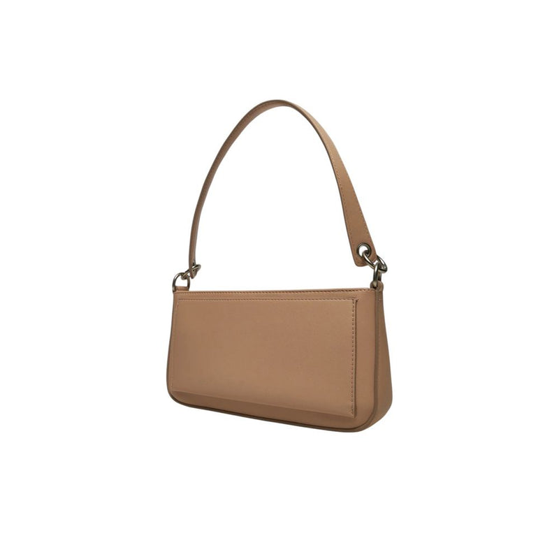 Beige Polyethylene Handbag