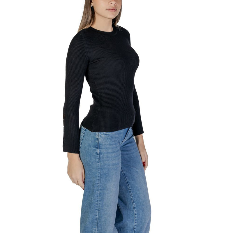 Black Viscose Tops & T-Shirt