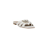 White Leather Sandal