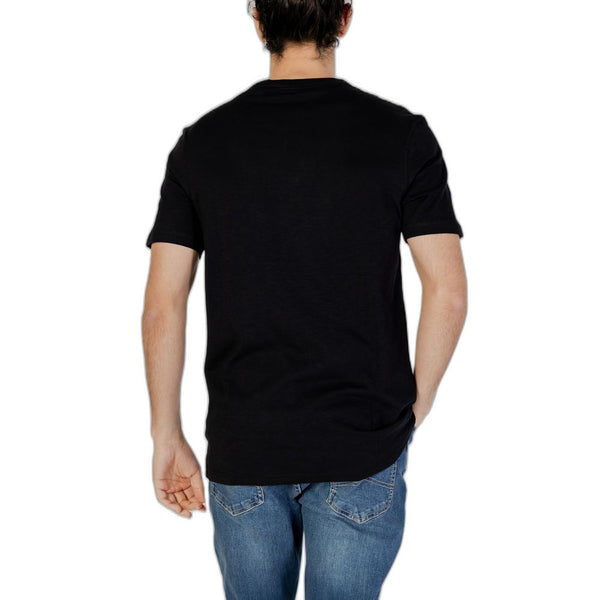 Black Cotton T-Shirt