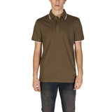 Green Cotton Polo Shirt