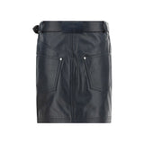 Leather Mini Skirt