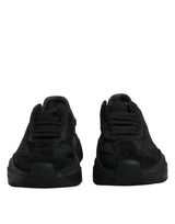 Black Leather Daymaster Low Top Sneakers Shoes