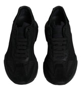 Black Leather Daymaster Low Top Sneakers Shoes