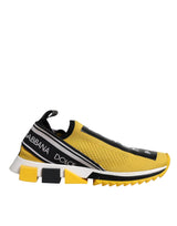 Yellow Black Slip On Sorrento Sneaker Shoes