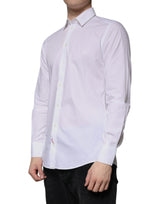 White Cotton Long Sleeve Formal Dress Shirt