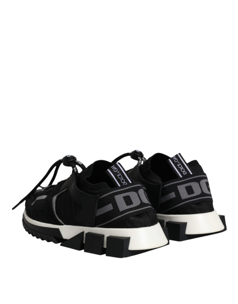 Black White Logo Sorrento Sneakers Shoes