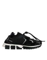 Black White Logo Sorrento Sneakers Shoes