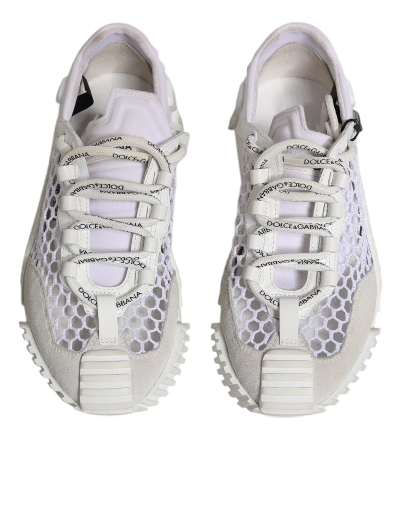 White Mesh NS1 Low Top Sports Sneaker Shoes