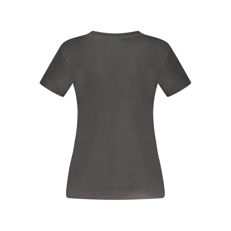 Black Cotton Tops & T-Shirt