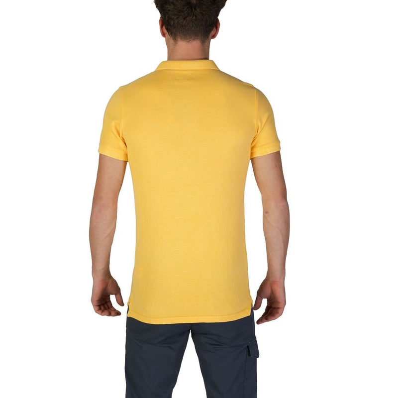 Yellow Cotton Polo Shirt