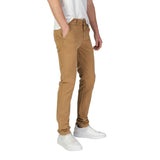 Beige Cotton Jeans & Pant