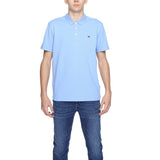 Light Blue Cotton Polo Shirt