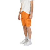 Orange Cotton Short