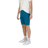 Turquoise Cotton Short