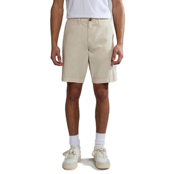 Beige Cotton Short