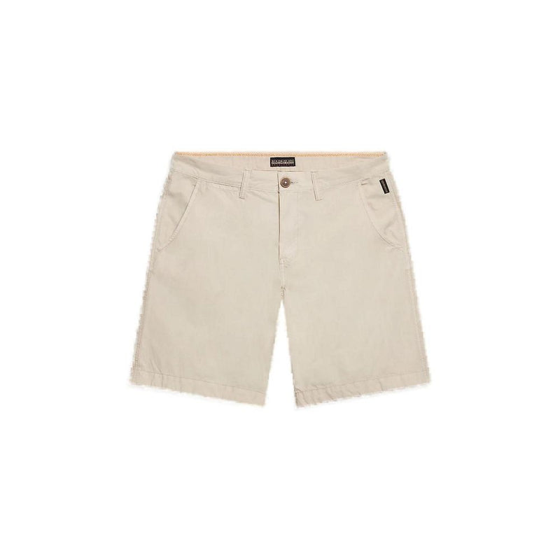 Beige Cotton Short