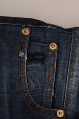 Eleganti jeans in denim eleganti