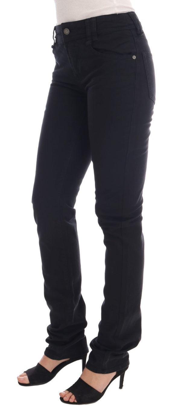 Jeans in denim chic black regolari black regolari