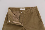 Pantalones casuales chic beige para estilo sofisticado