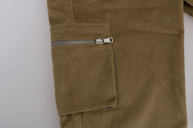 Schicke beige lässige Hosen für raffinierten Stil