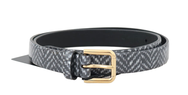 Ceinture de taille en cuir chevron élégant