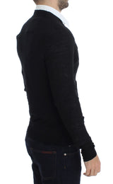 Cardigan de lana de Merino Black Merino