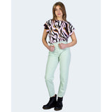 Green Cotton Jeans & Pant