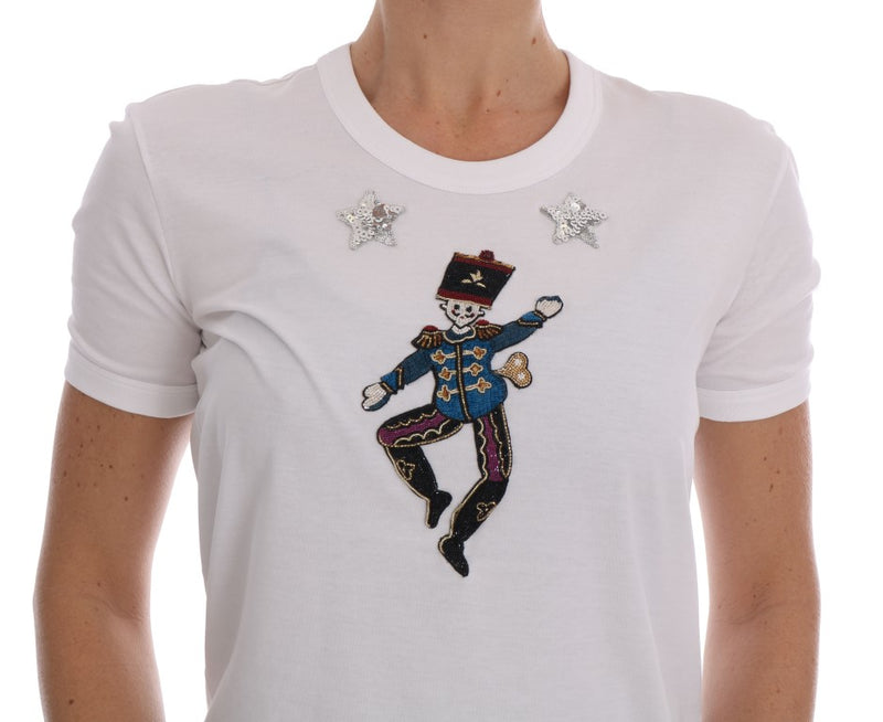 T-shirt en coton de contes de fées à paillettes