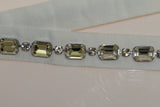 Elegant Crystal-Embellished Waist Belt