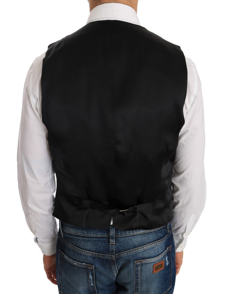 Gilet formel élégant slim fit en noir