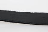 Ceinture pour hommes en cuir en coton noir élégant