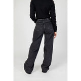 Black Cotton Jeans & Pant