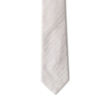 Silver Silk Ties & Bowty