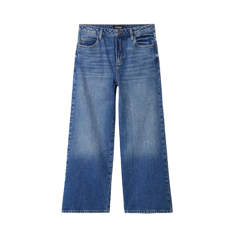 Blue Cotton Jeans & Pant