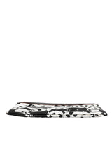 Black White Panda Pattern Clutch Pouch Bag