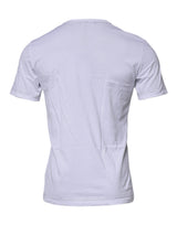 White Devozione Crew Neck Short Sleeve T-shirt