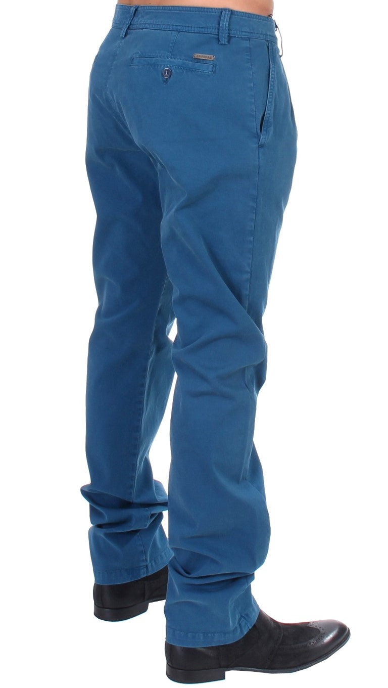 Elegante gerade fit Baumwollchinos