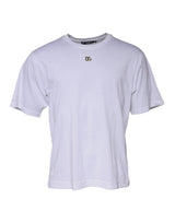 White DG Logo Crew Neck Short Sleeve T-shirt