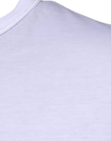 White Cotton Logo Plaque Crew Neck T-shirt