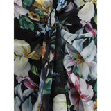 Long flower chiffon Dress