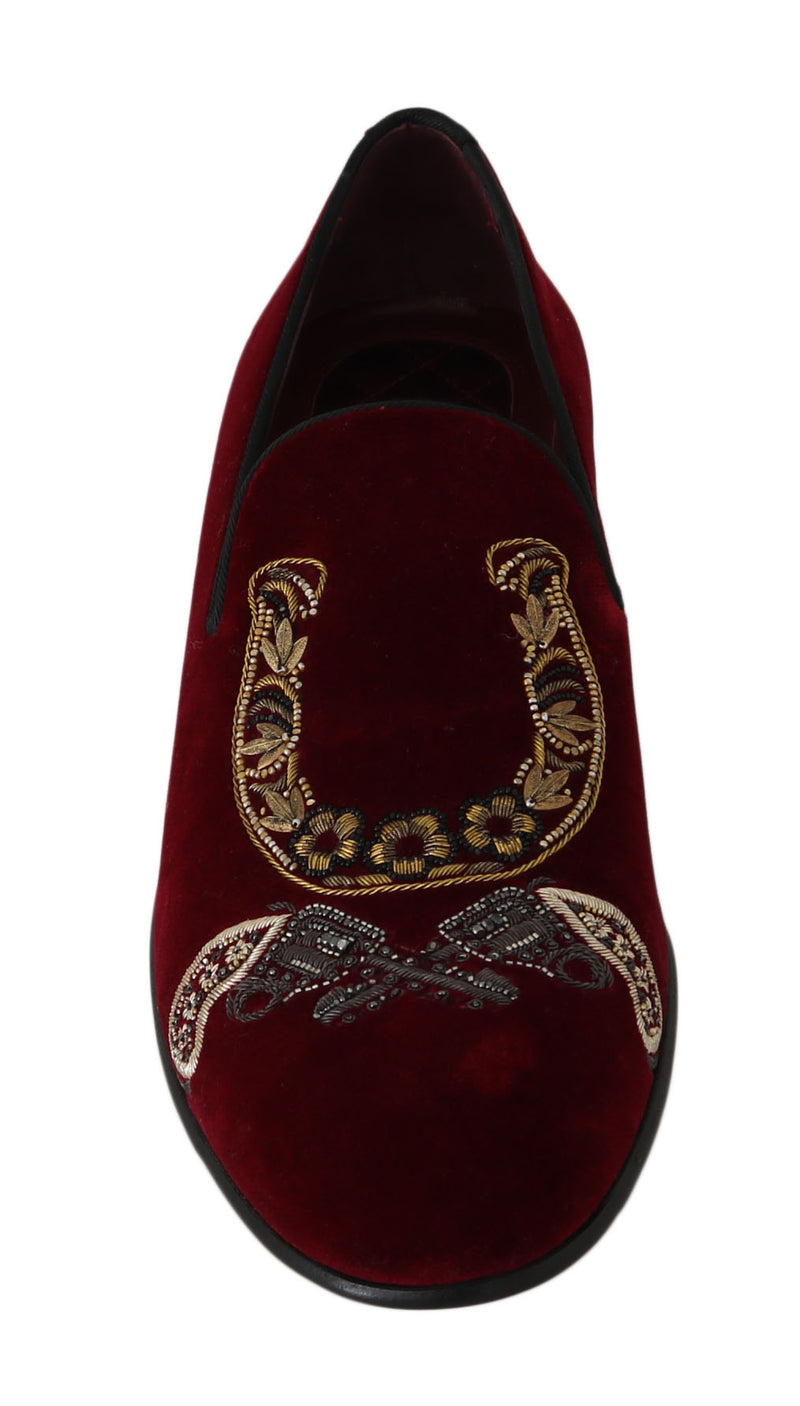 Mocassini da uomo con paillettes di Bordeaux