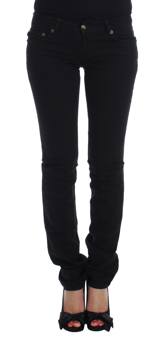 Jean noir skinny chic