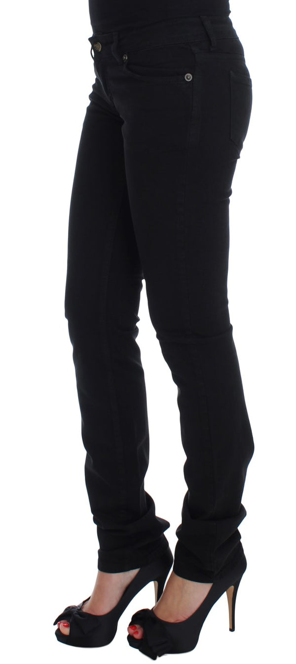 Jean noir skinny chic