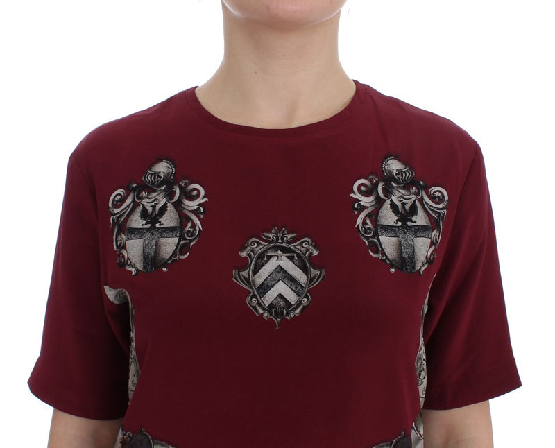 Blouse en soie en Sicile enchantée avec imprimé chevalier