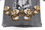 Blouse en soie en Sicile enchantée avec imprimé chevalier