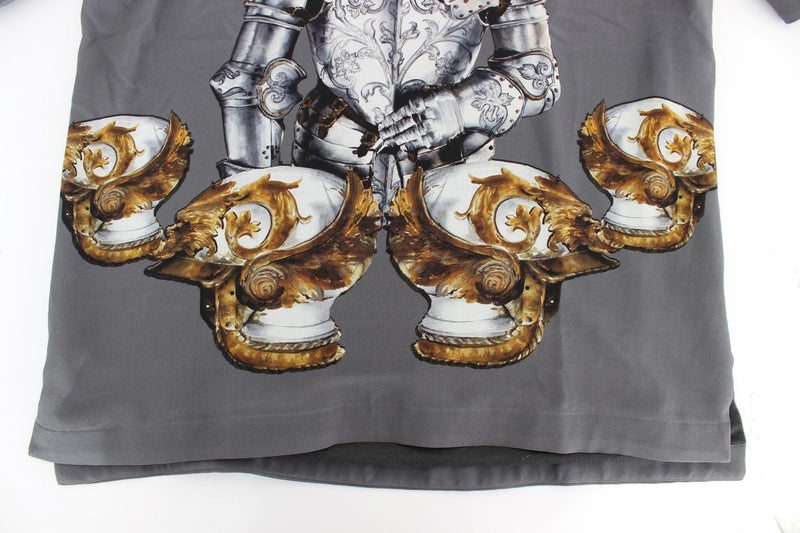 Blouse en soie en Sicile enchantée avec imprimé chevalier