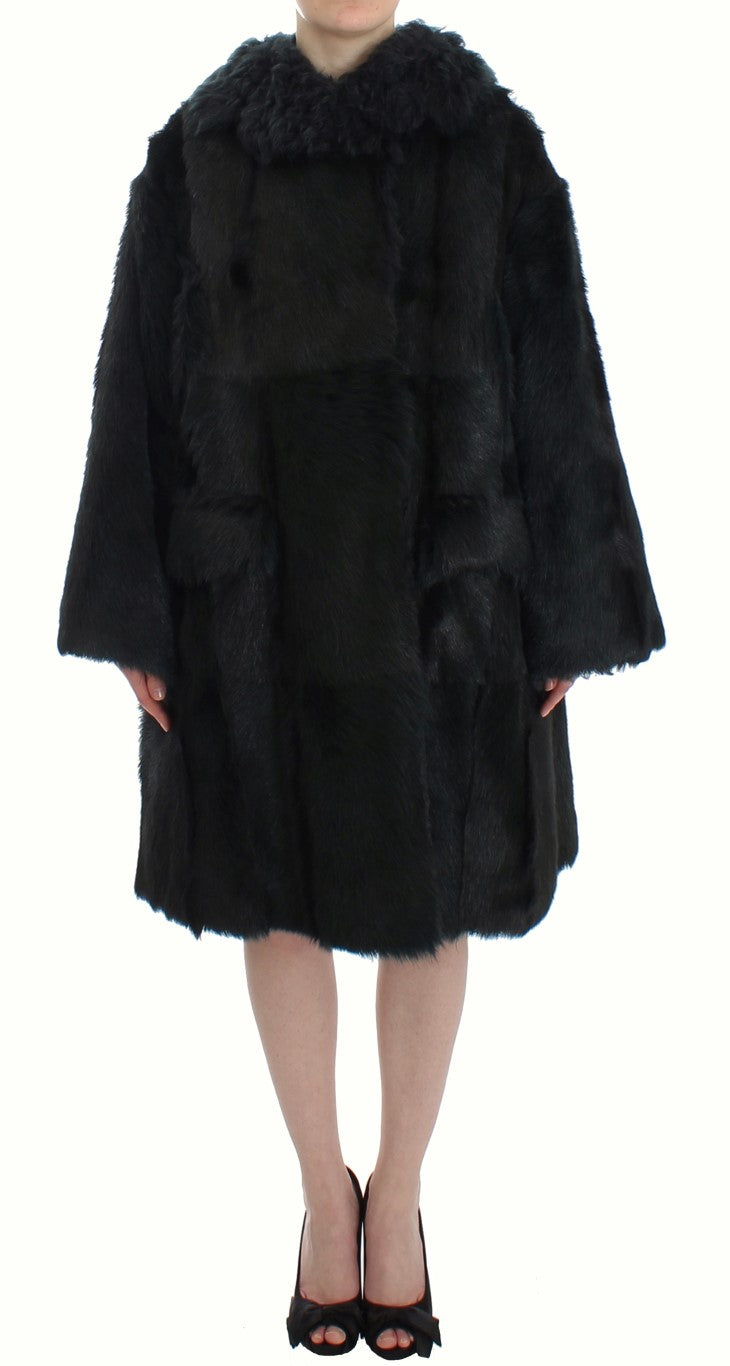 Squisita giacca da cappotto da shearling